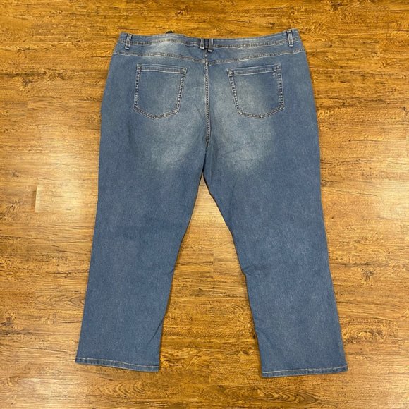 The Perfect Jean NYC‎ Blue Stretch Athletic Fit Denim Pants Trousers Men's 48x30 - Picture 2 of 11
